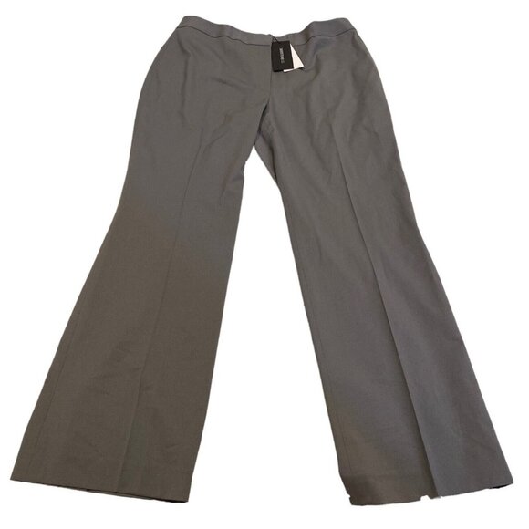 Lafayette 148 New York Pant Rock Gray Size 12 Petite Menswear $378